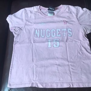 Denver nuggets pink T-shirt